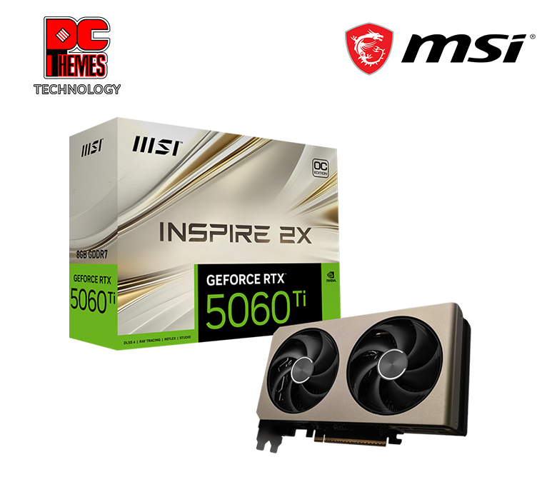 MSI GeForce RTX™ 5060 Ti 8G INSPIRE 2X OC Graphics Card